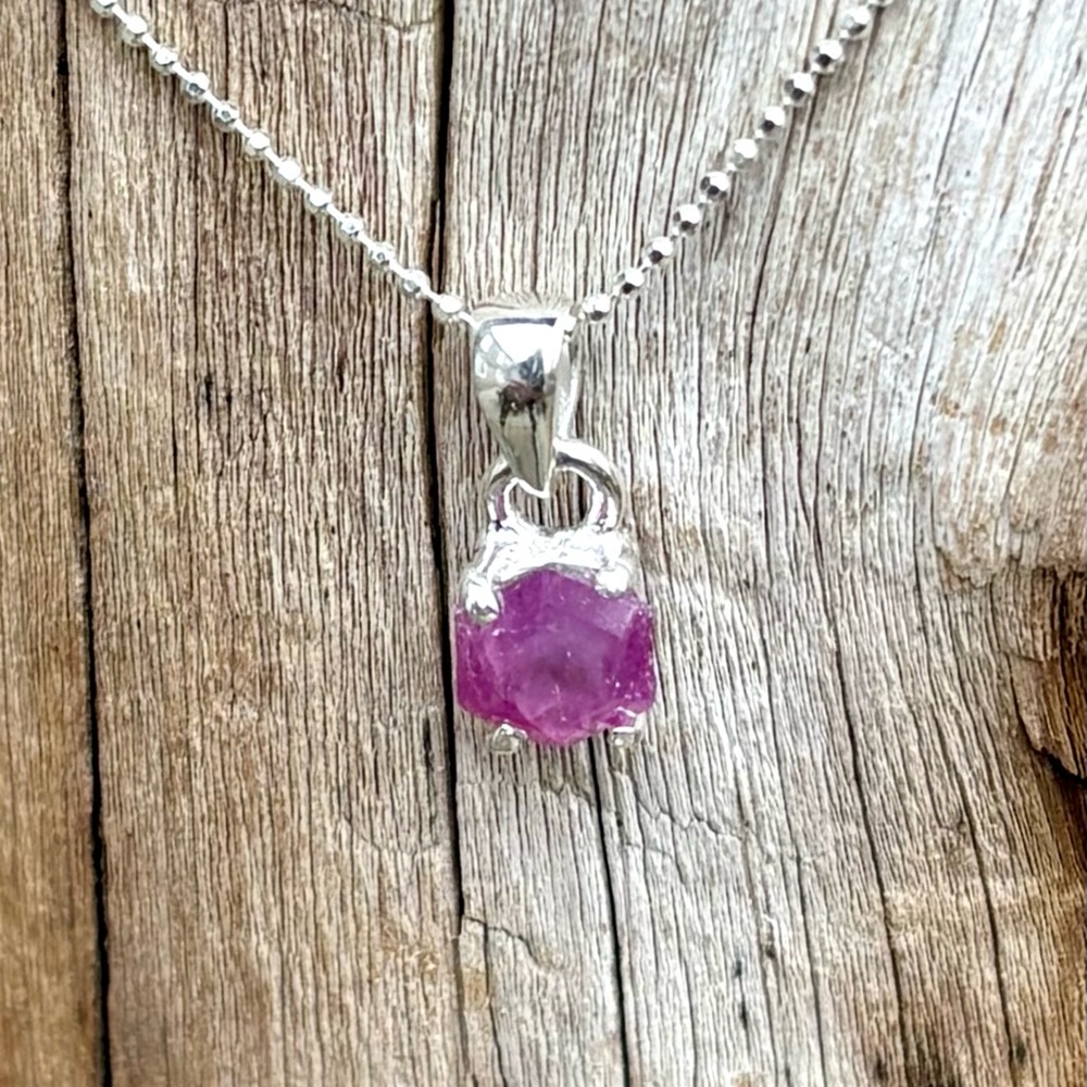 Ruby Stalactite Necklace - Picture 12 of 12